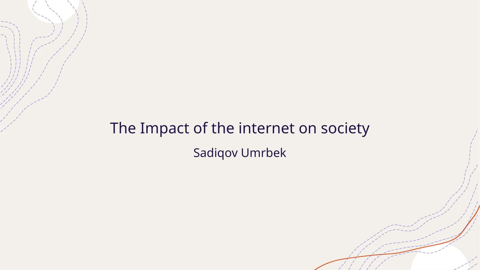 Internetning jamoatga ta'siri 1