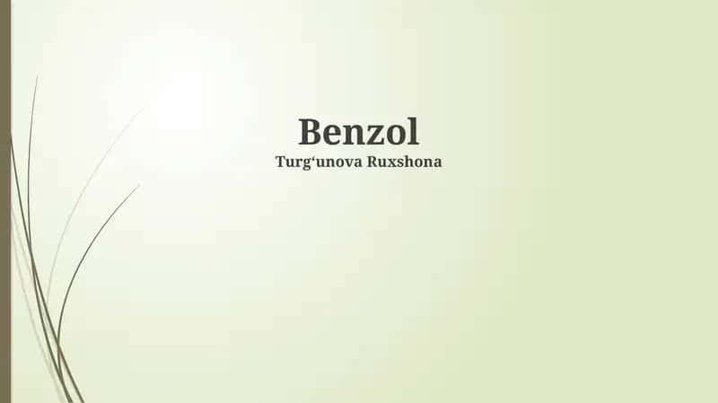 Benzol 1