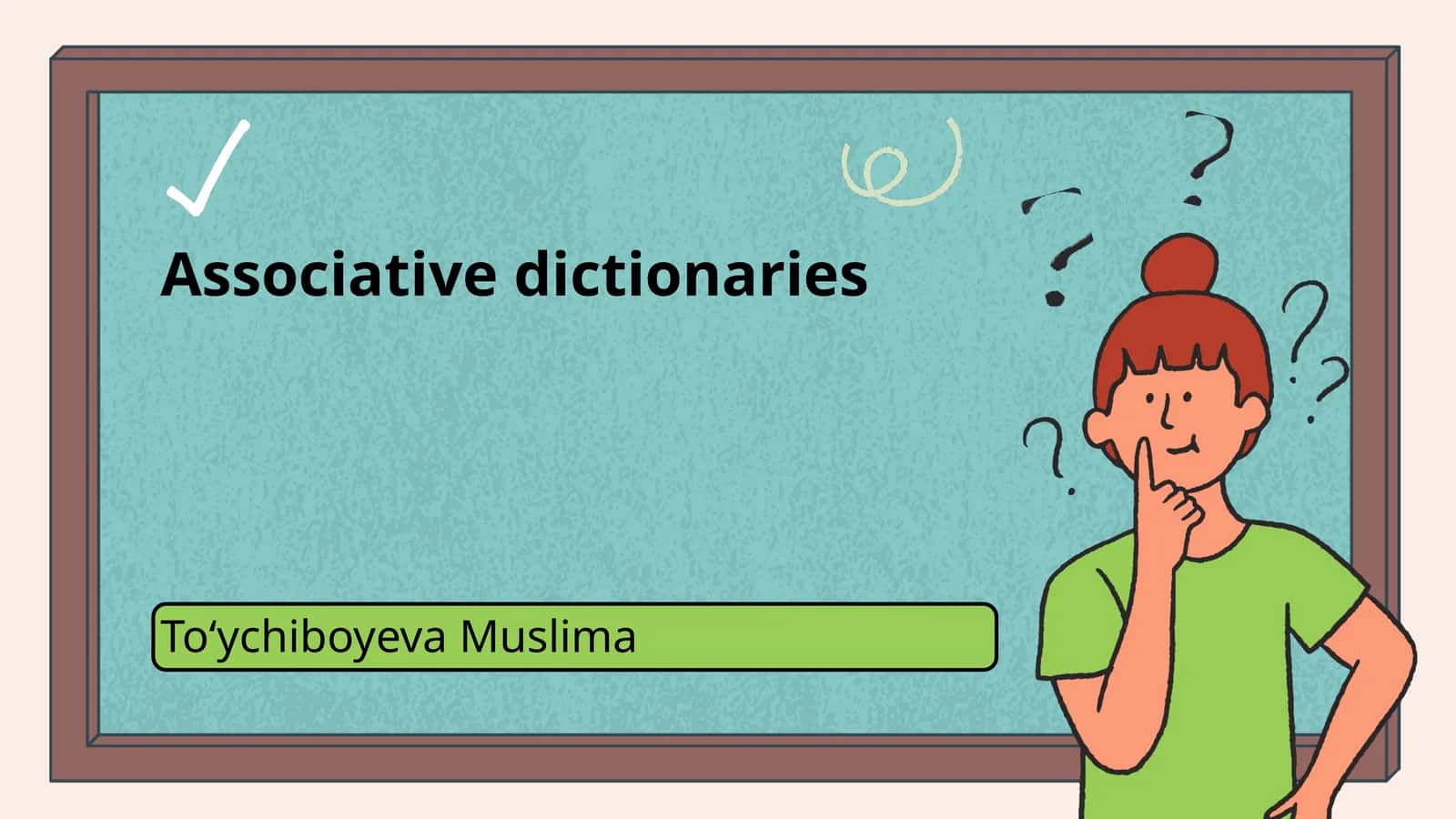 Associative dictionaries 1
