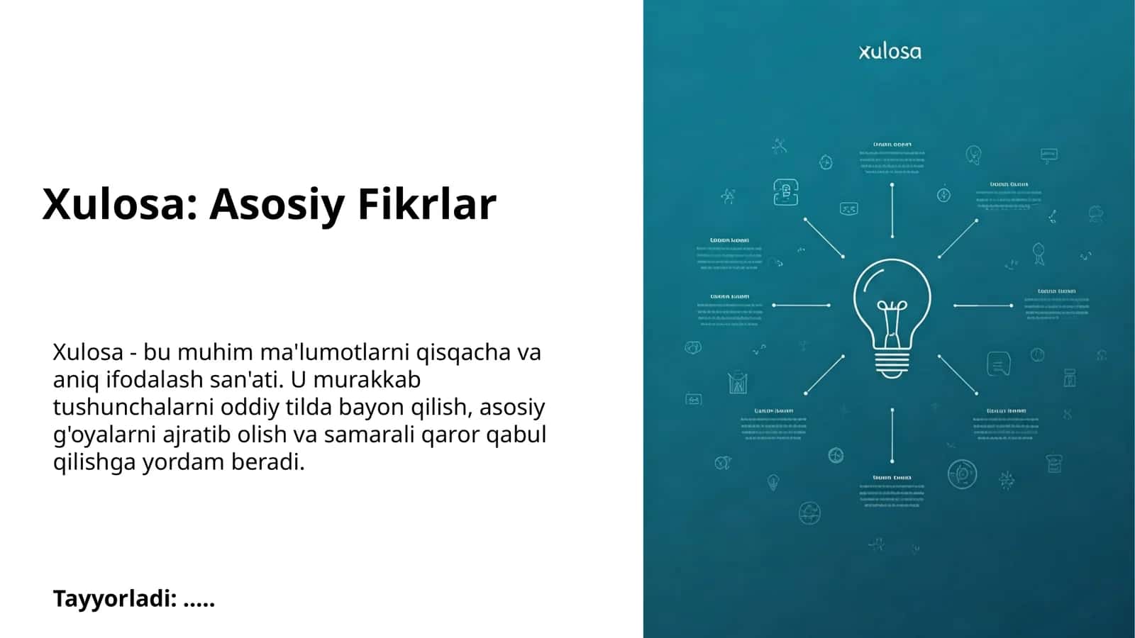 Asosiy Fikrlar 1