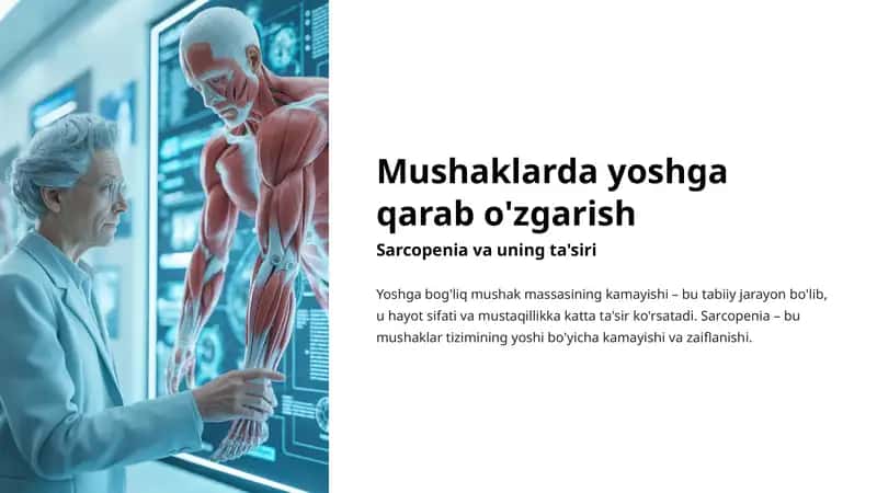 Mushaklarda yoshga qarab o'zgarish 1