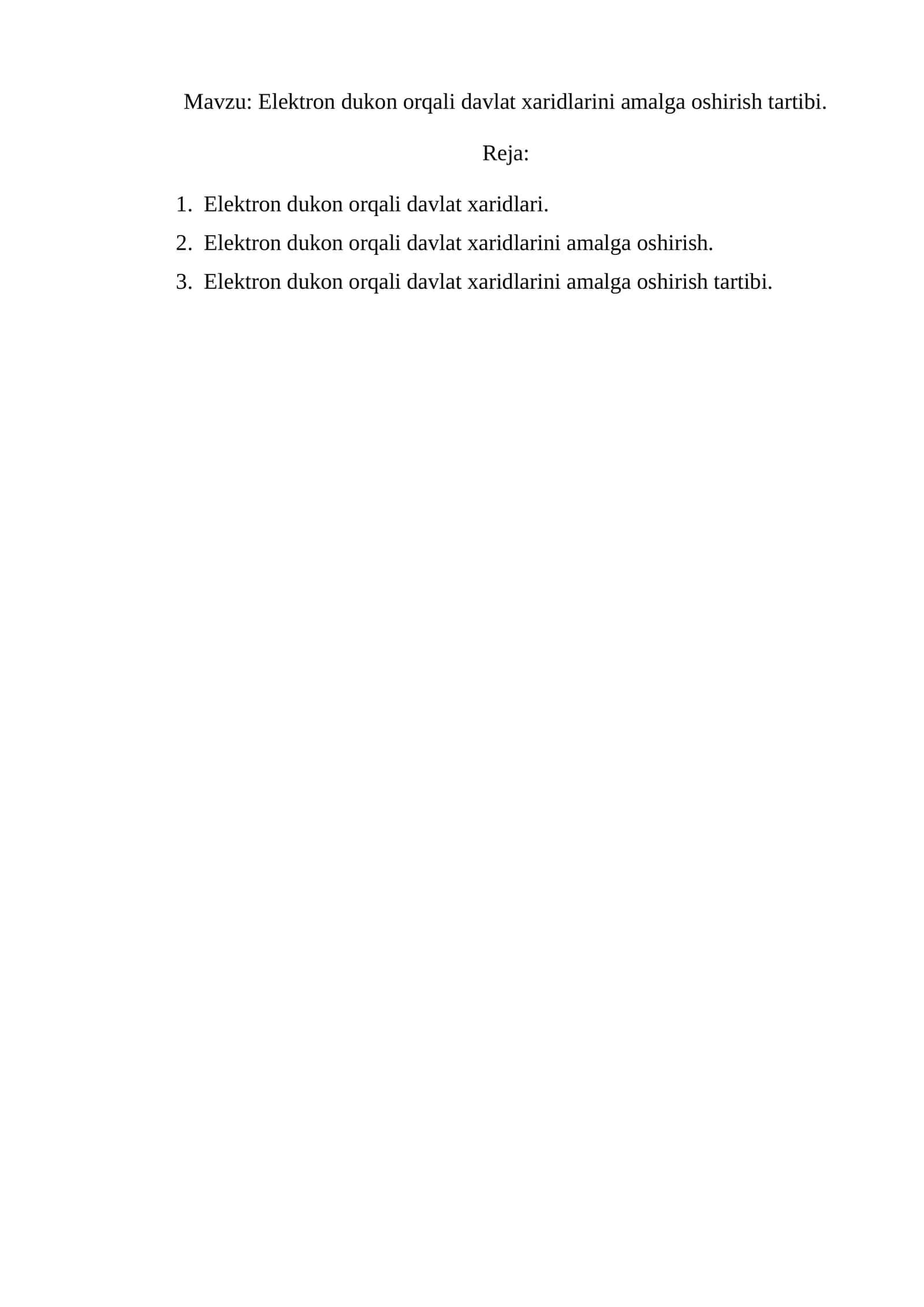 Elektron dukon orqali davlat xaridlarini amalga oshirish tartibi 1