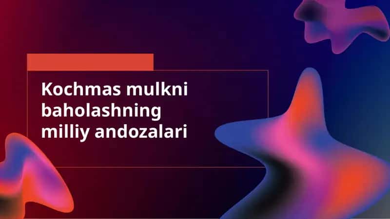 Kochmas mulkni baholashning milliy andozalari 1