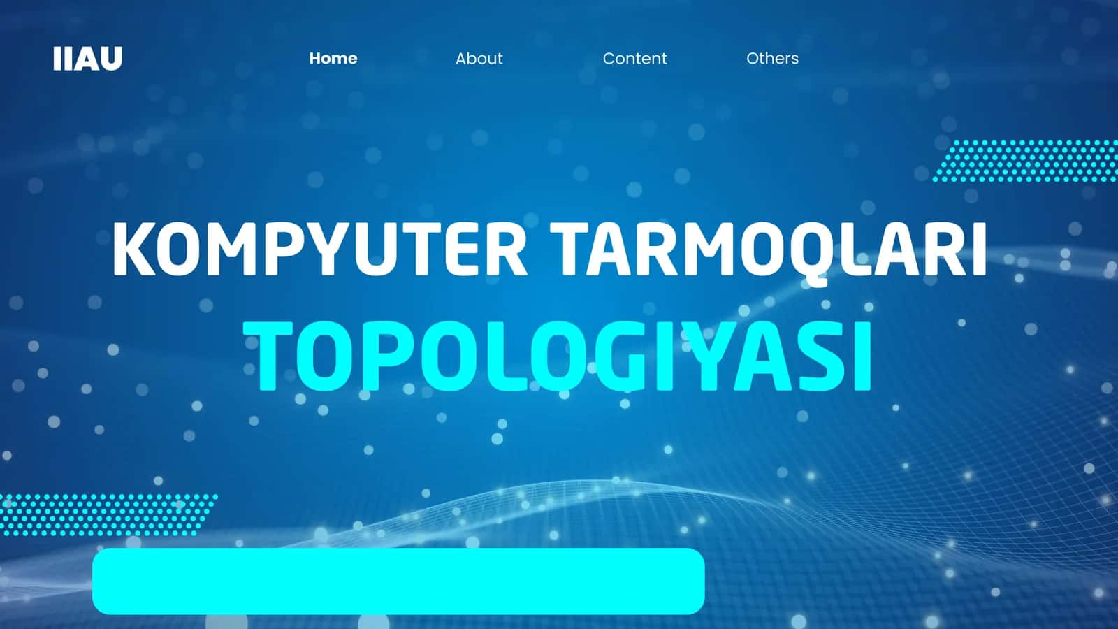 KOMPYUTER TARMOQLARI TOPOLOGIYASI 1