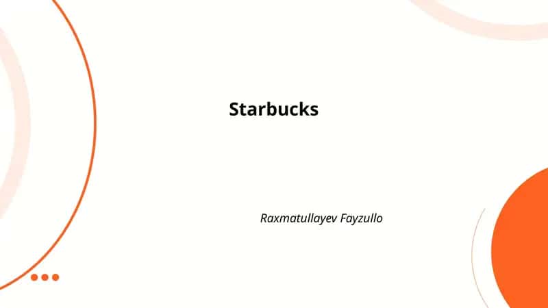 Starbucks 1