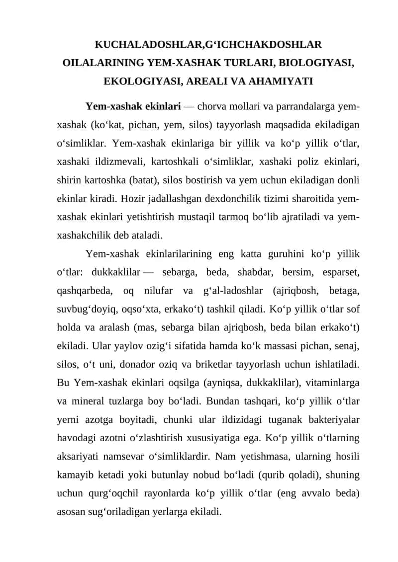 Yem-Xashak Ekinlari 1