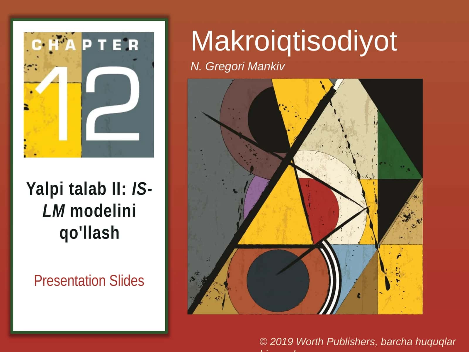 Yalpi talab II: IS-LM modelini qo'llash 1