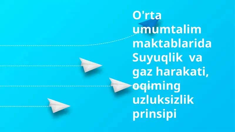 Suyuqlik va Gaz Harakati 1