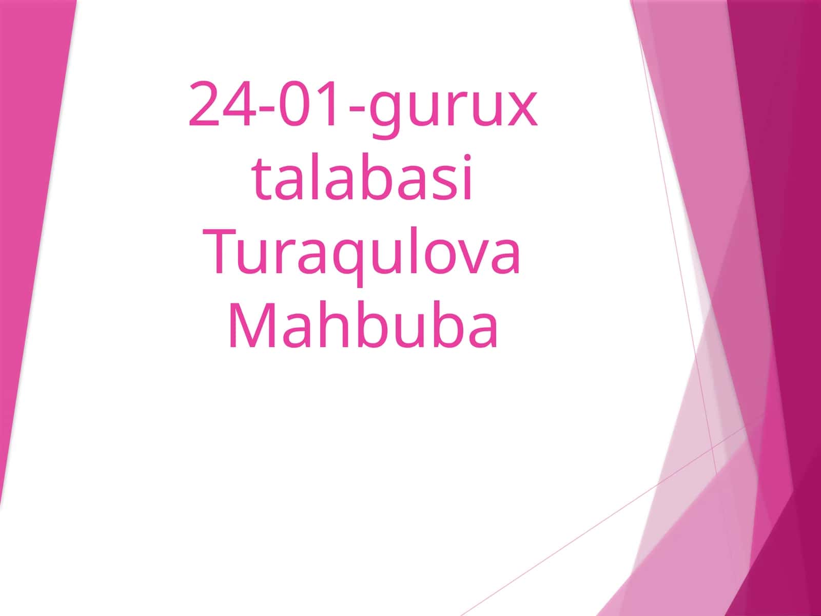 Pedagogik odob va o‘qituvchining muomala madaniyati 1