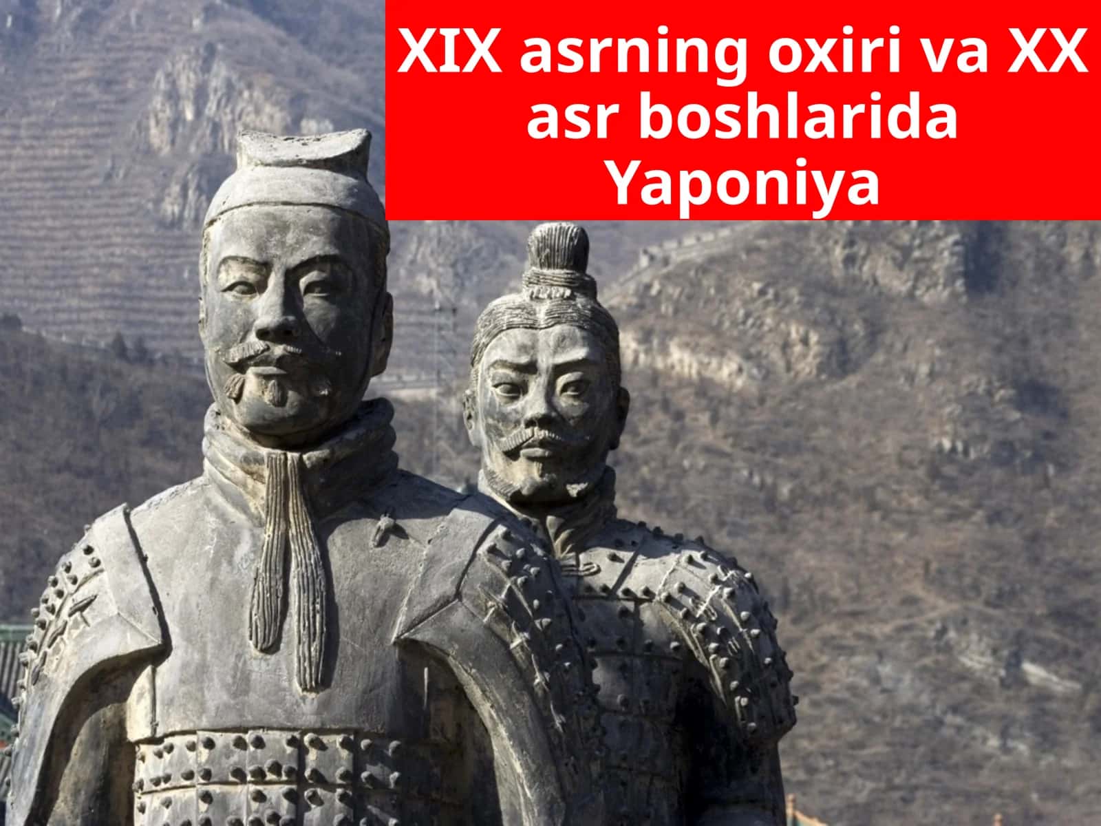 XIX asrning oxiri va XX asr boshlarida Yaponiya 1