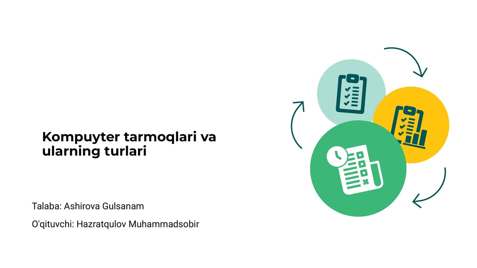 Kompuyter tarmoqlari va ularning turlari 1