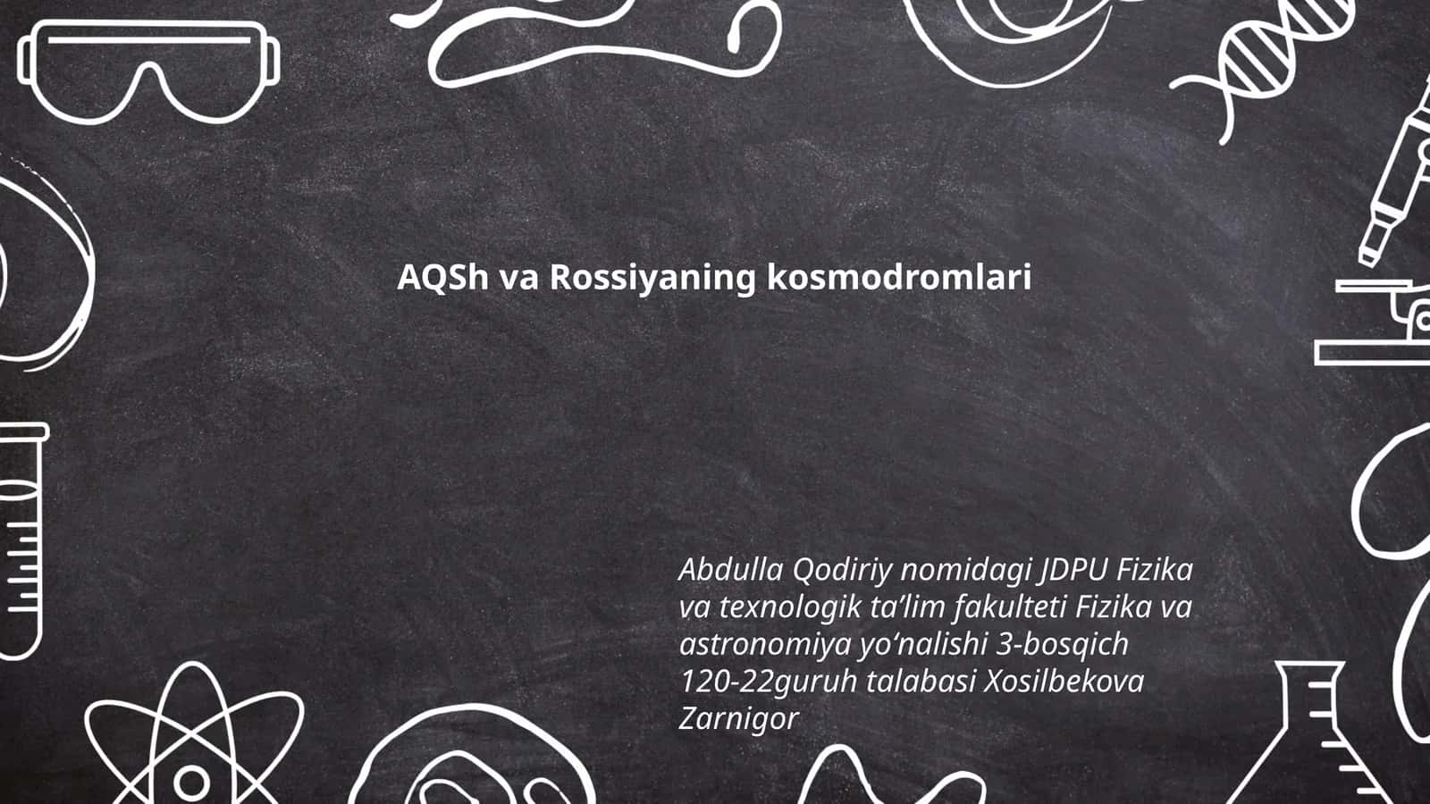 Abdulla Qodiriy nomidagi JDPU Fizika va texnologik taʼlim fakulteti Fizika va astronomiya yoʻnalishi 1