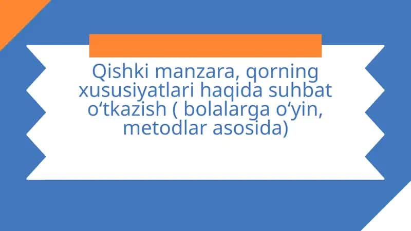 Qishki Manzaralar va Qor 1