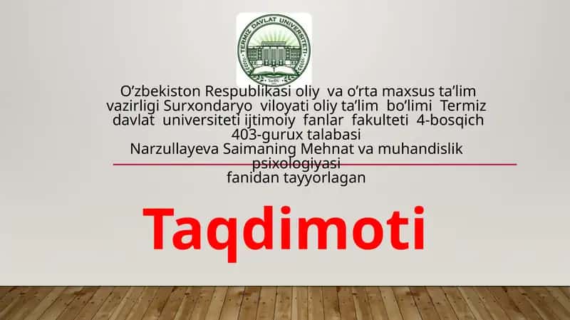 Kasbiy faoliyat va kasbiy qobiliyatlar 1
