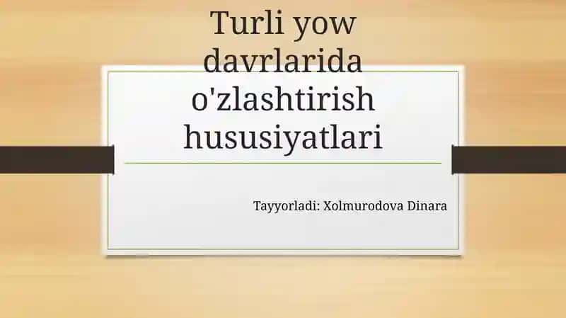 Maktabgacha yosh psixologiya