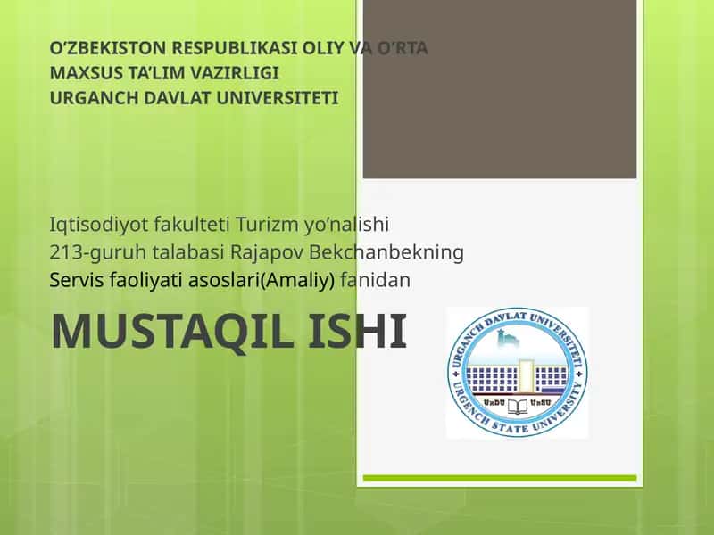 RESTORANLARDA MEHMONLAR ISHONCHI. BARLARDAGI SERVIS 1
