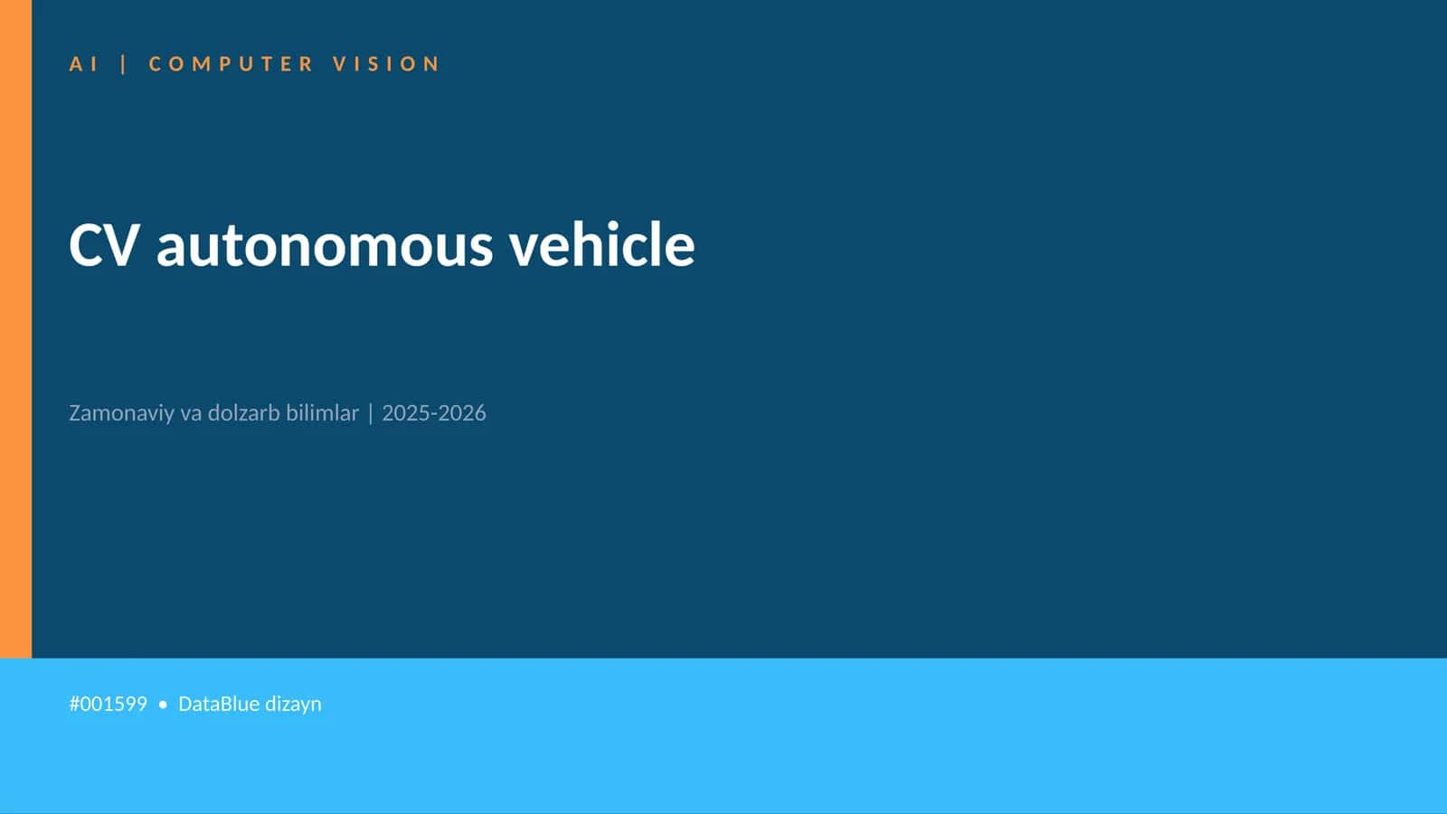 CV autonomous vehicle 1