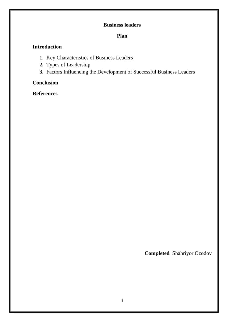 Business Leaders 1
