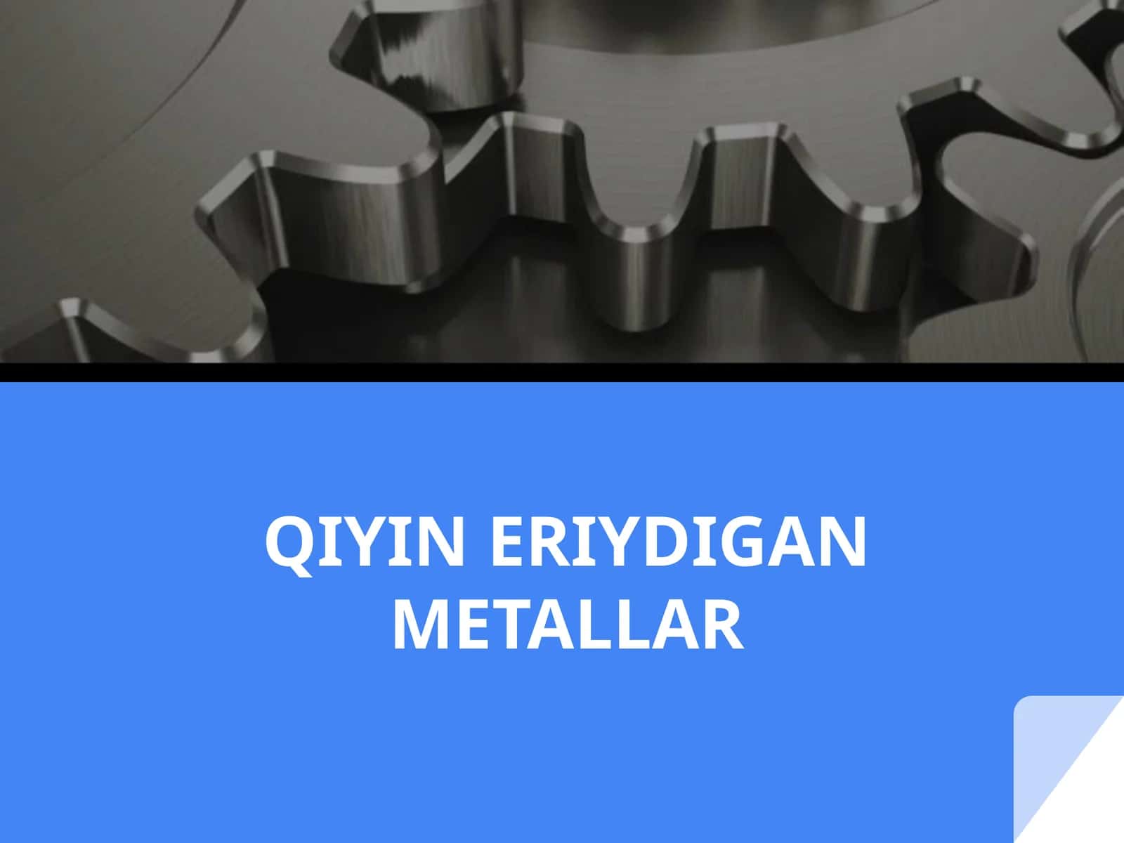QIYIN ERIYADIGAN METALLAR 1