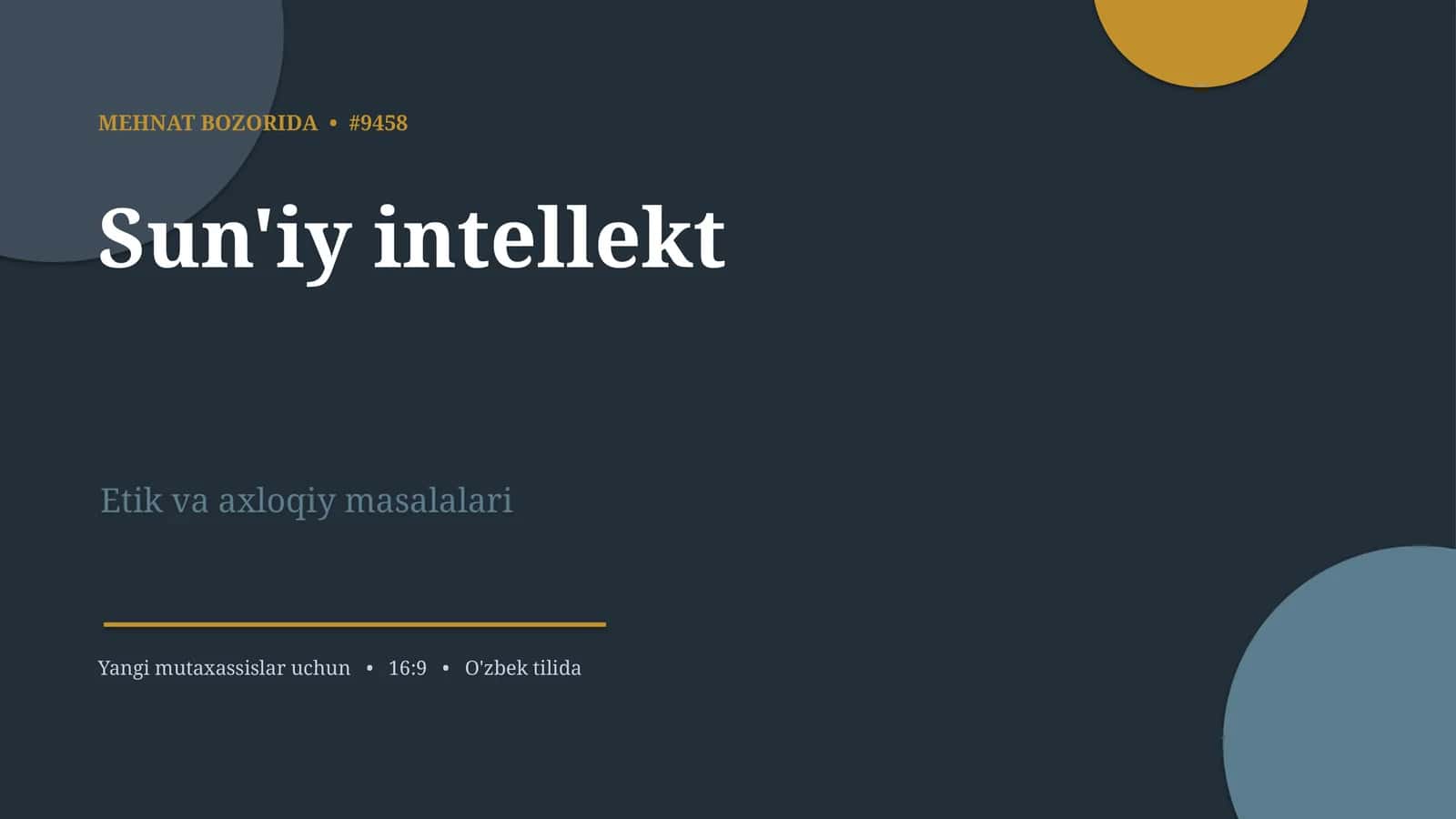 Sun'iy intellekt 1