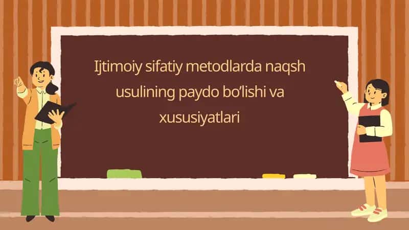 Ijtimoiy sifatiy metodlarda naqsh usulining paydo bo’lishi va xususiyatlari 1