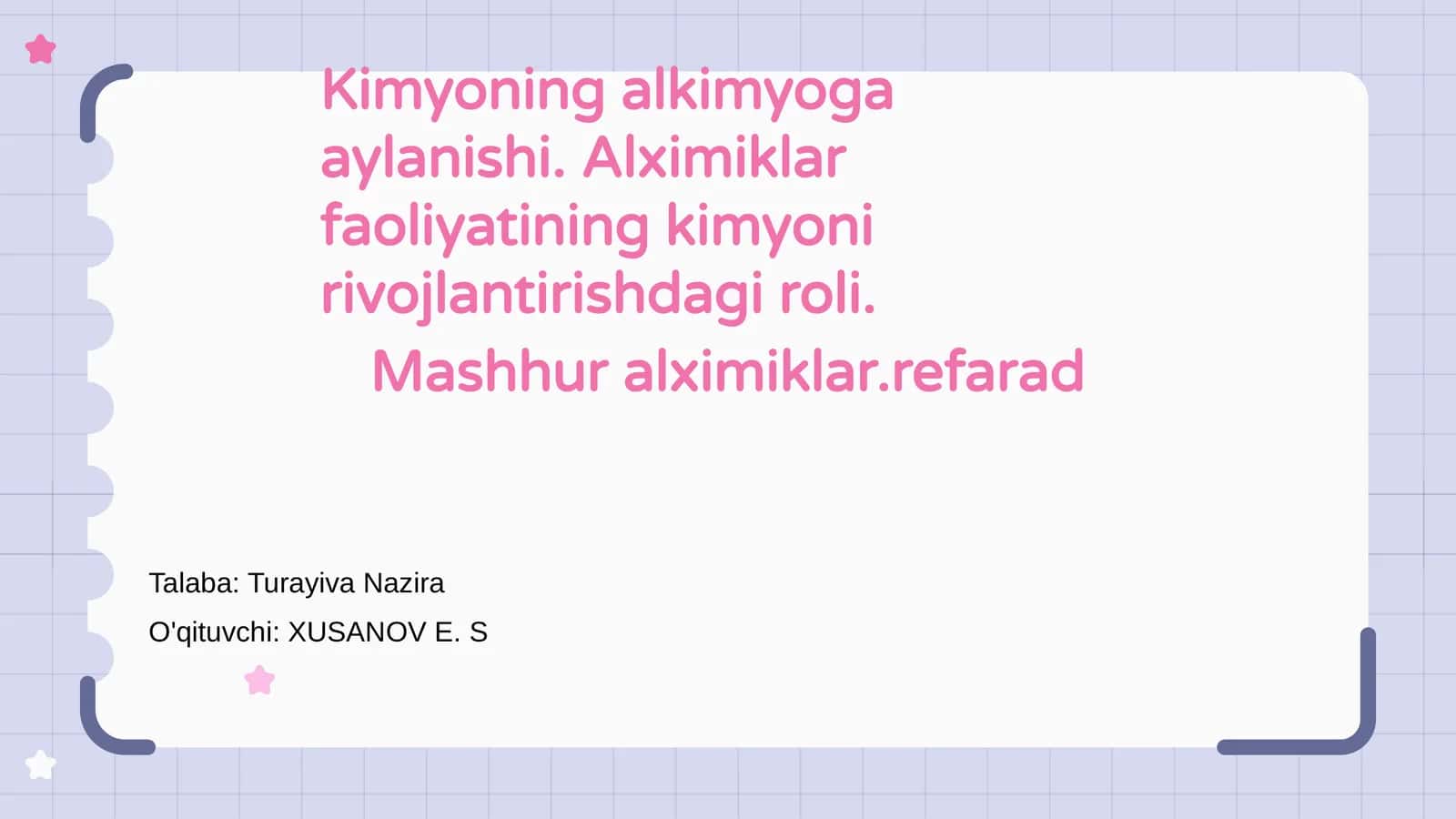 Kimyoning alkimyoga aylanishi 1