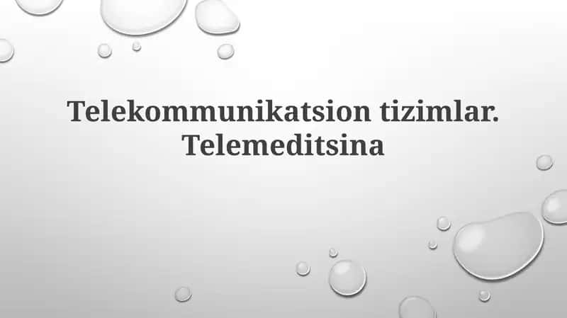 Telemeditsina 1