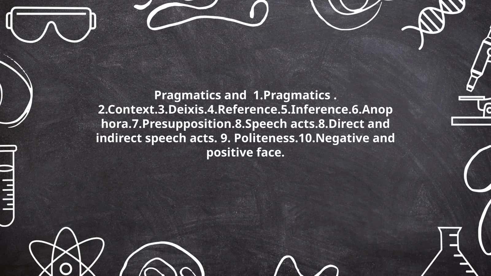 Pragmatics 1