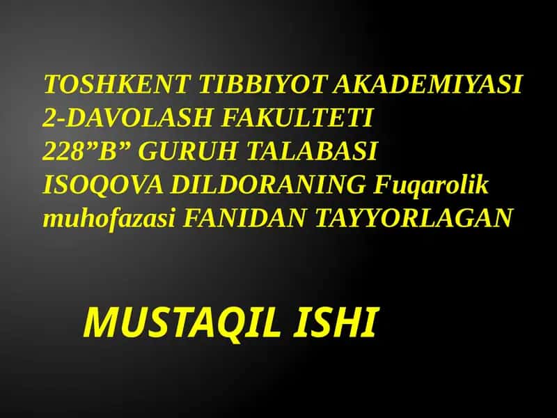 Favqulodda aholini muhozfaza qilish. Jamoa himoya vositalari 1