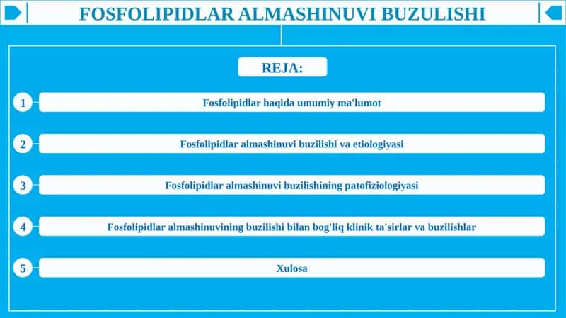 Fosfolipidlar Almashinuvi Buzilishi 1