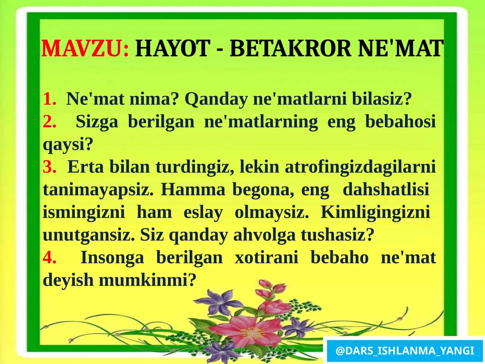 HAYOT - BETAKROR NE'MAT 1