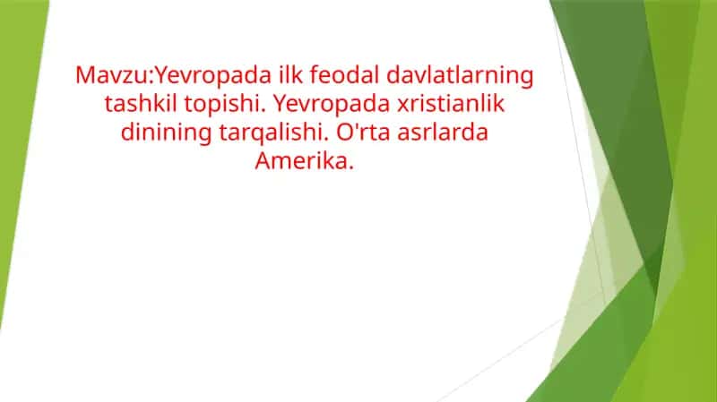 Xalqlarning buyuk ko'chishlari 1