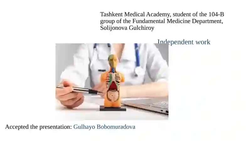 The Alimentary Tract of a Human Being