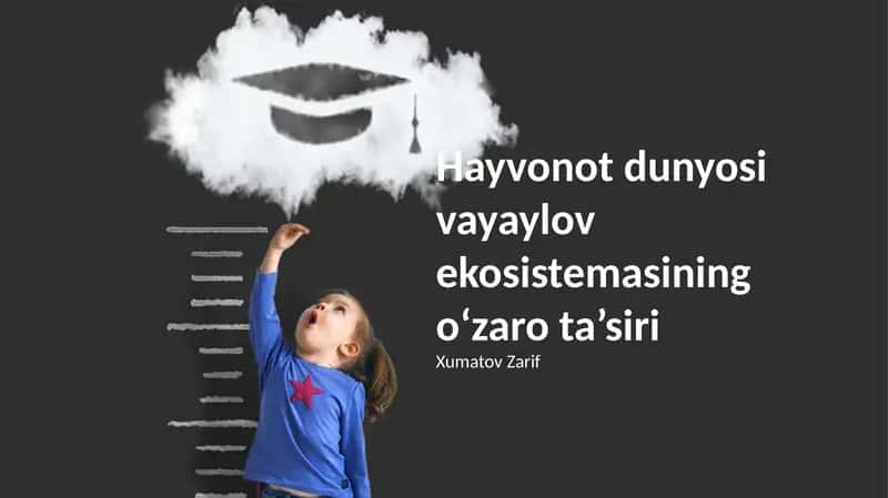 Hayvonot dunyosi vayaylov ekosistemasining o‘zaro ta’siri 1