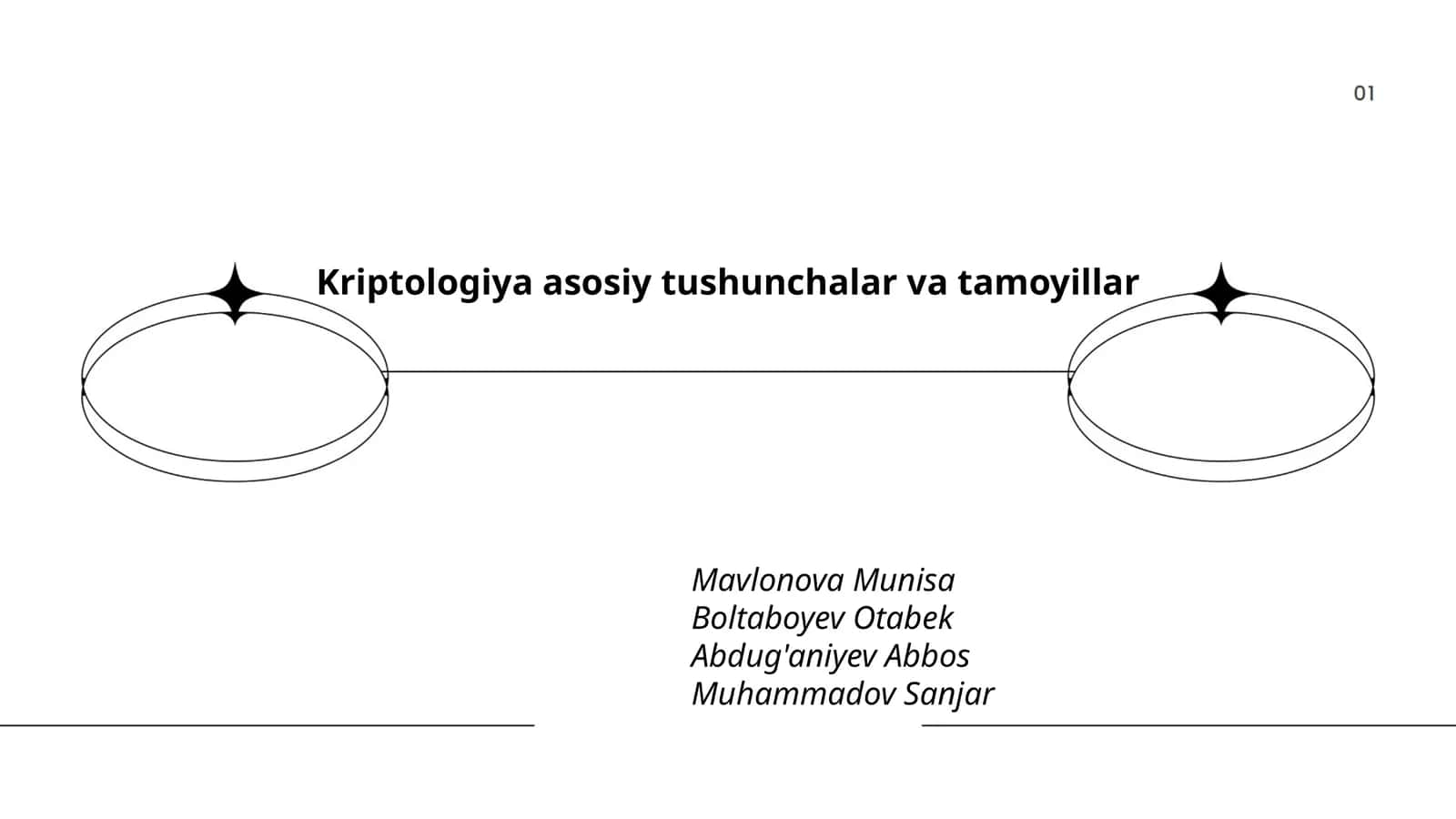 Kriptologiya asosiy tushunchalar va tamoyillar 1