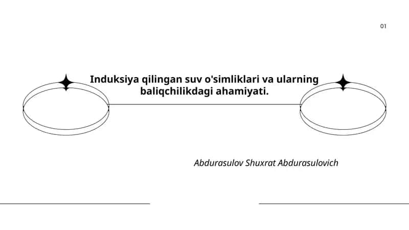 Induksiya qilingan suv o'simliklari va ularning baliqchilikdagi ahamiyati 1