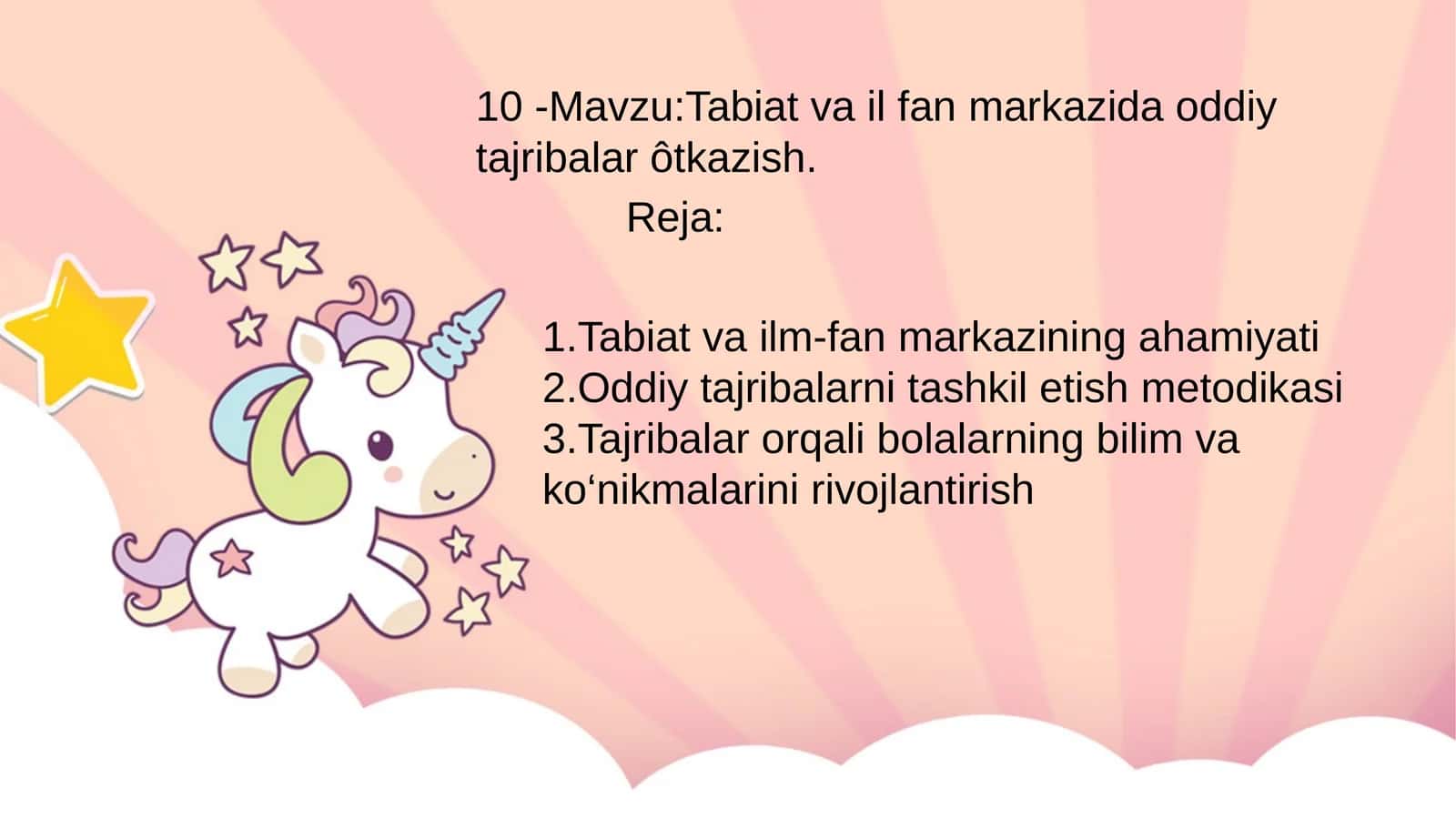 Tabiat va ilm-fan markazida oddiy tajribalar o‘tkazish 1