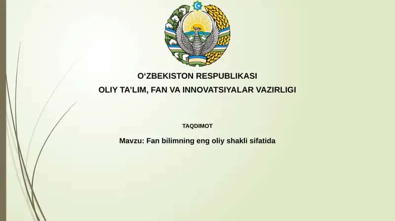 Fanbilimningengoliyshaklisifatida 1