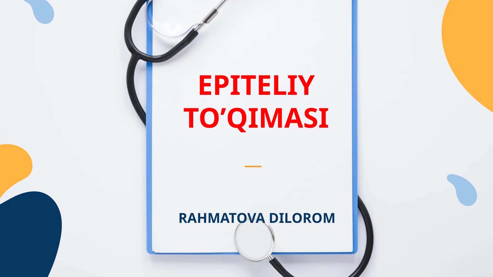 EPITELIY TO’QIMASI 1