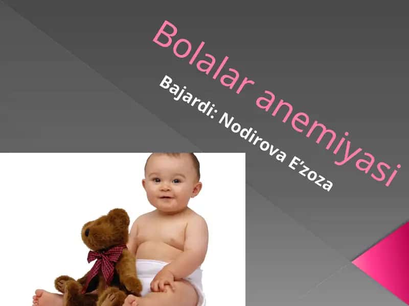 Bolalar anemiyasi 1