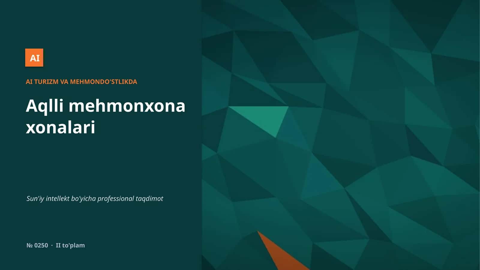 Aqlli mehmonxona xonalari 1
