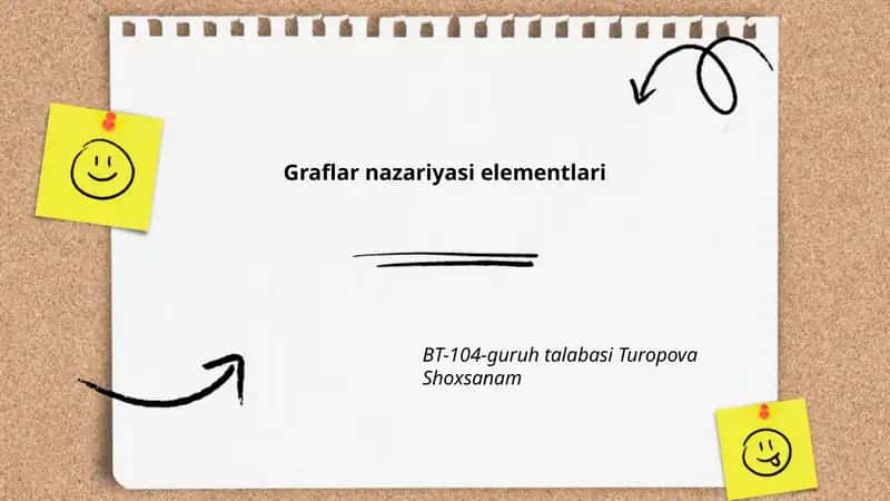 Graflar nazariyasi elementlari 1