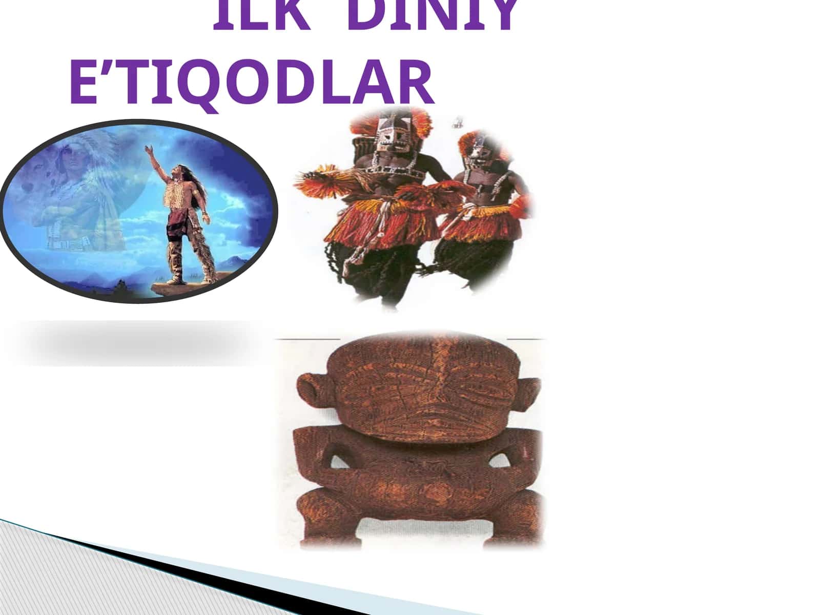 ILK DINIY E’TIQODLAR 1