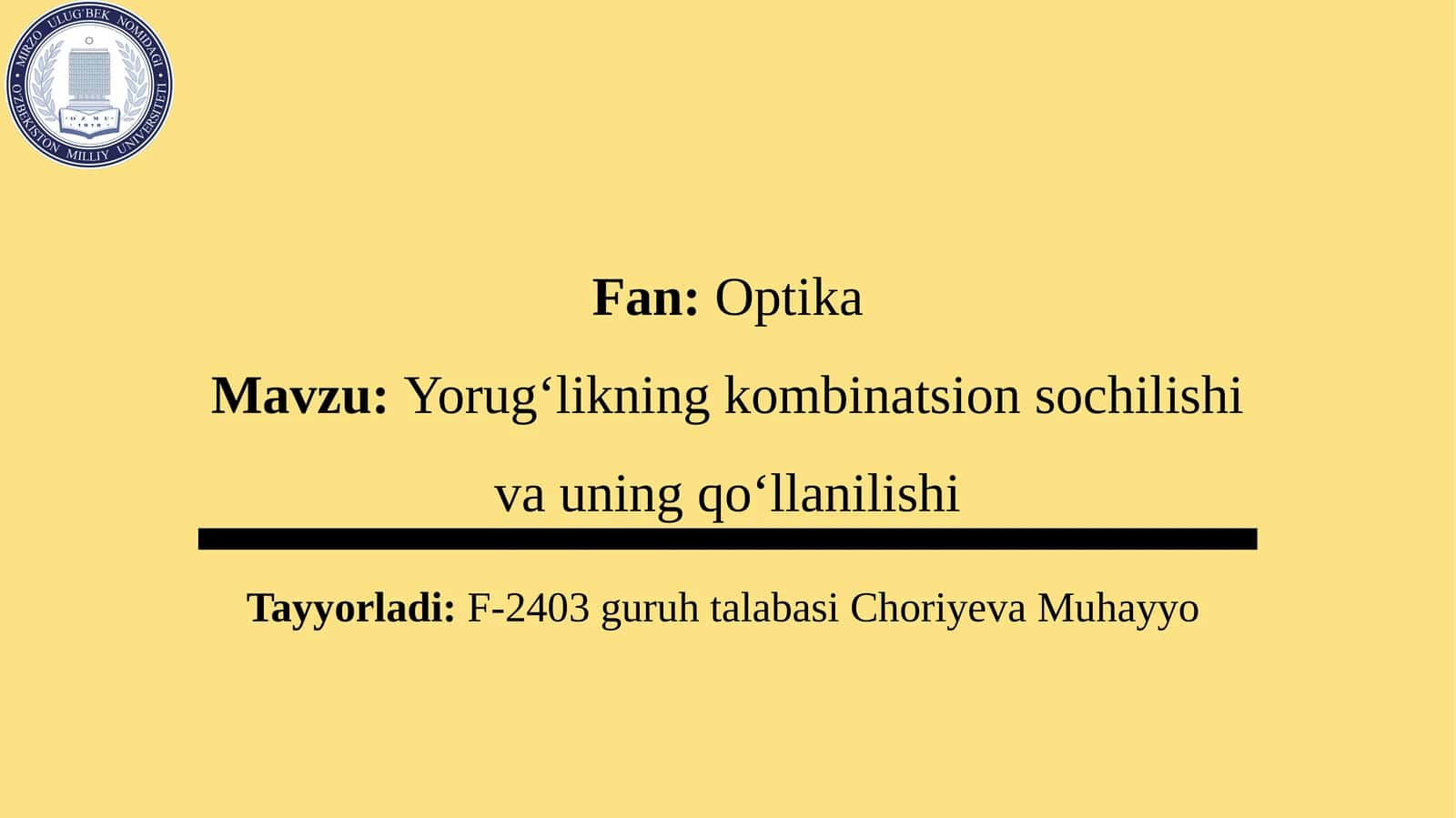 Yorug‘likning kombinatsion sochilishivauningqo‘llanilishi 1