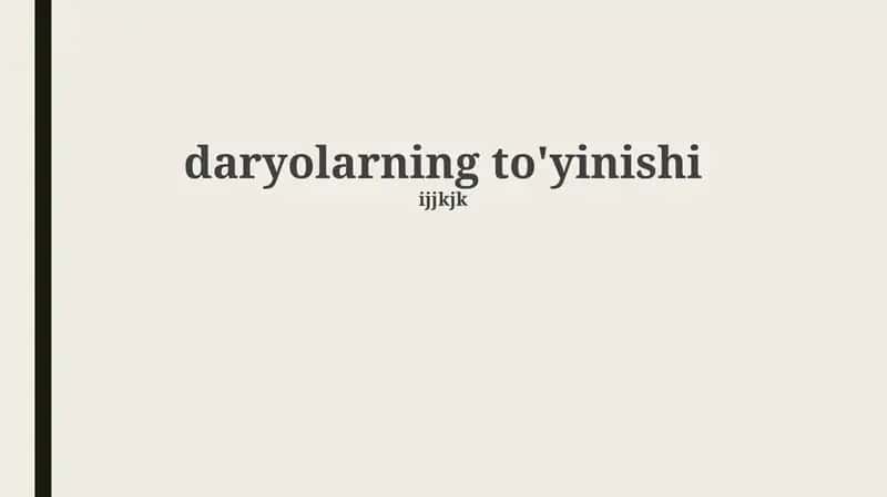 To'yinganlikning ifloslanishga ta'siri 1