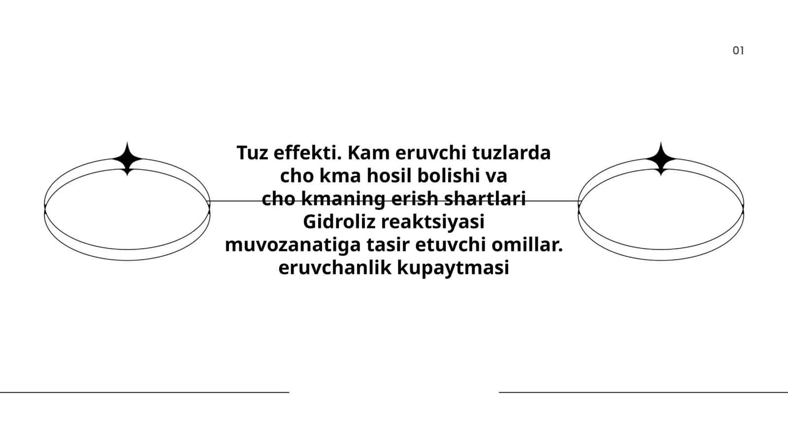 Tuz effekti. Kam eruvchi tuzlarda cho kma hosil bolishi va cho kmaning erish shartlari 1