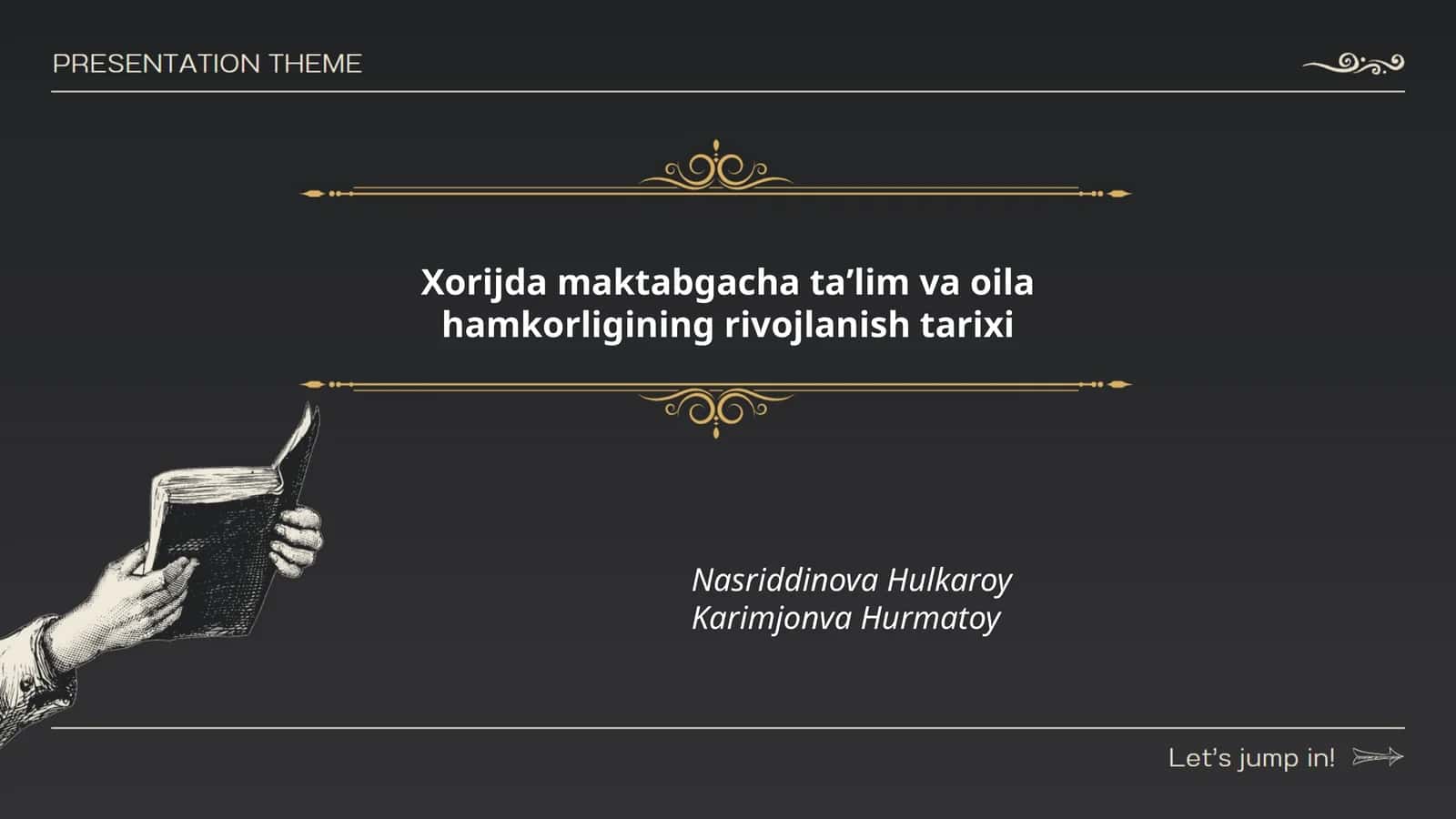 Xorijda maktabgacha taʼlim va oila hamkorligining rivojlanish tarixi 1