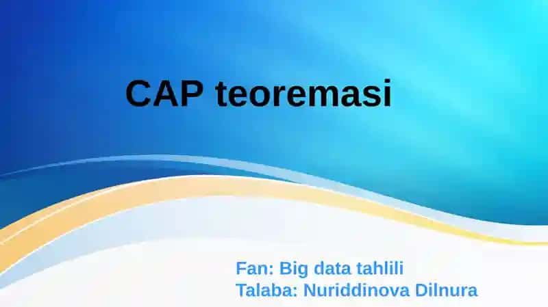 CAP teoremasi