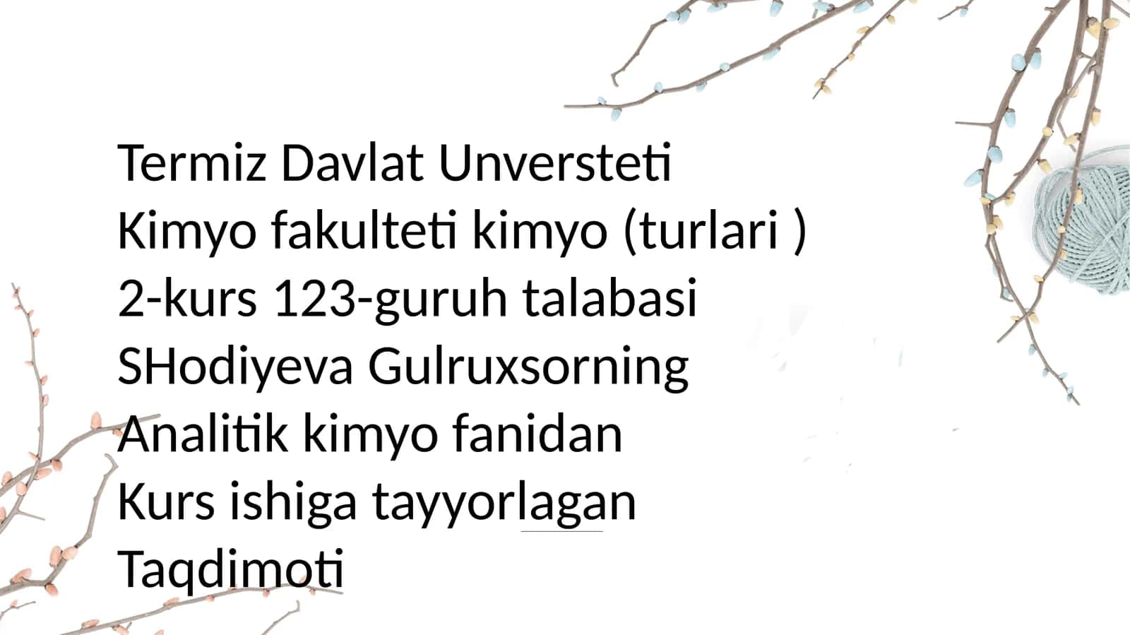 Analitik Kimyoda Anionlarning 3-Guruhi 1