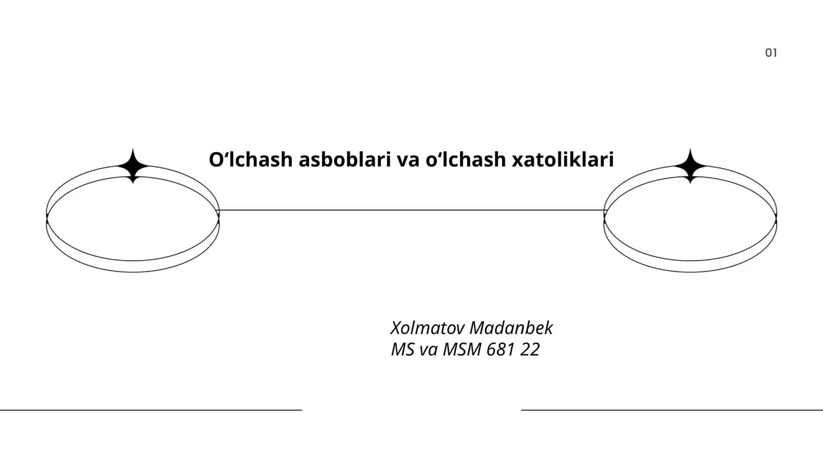 Oʻlchash asboblari va oʻlchash xatoliklari 1